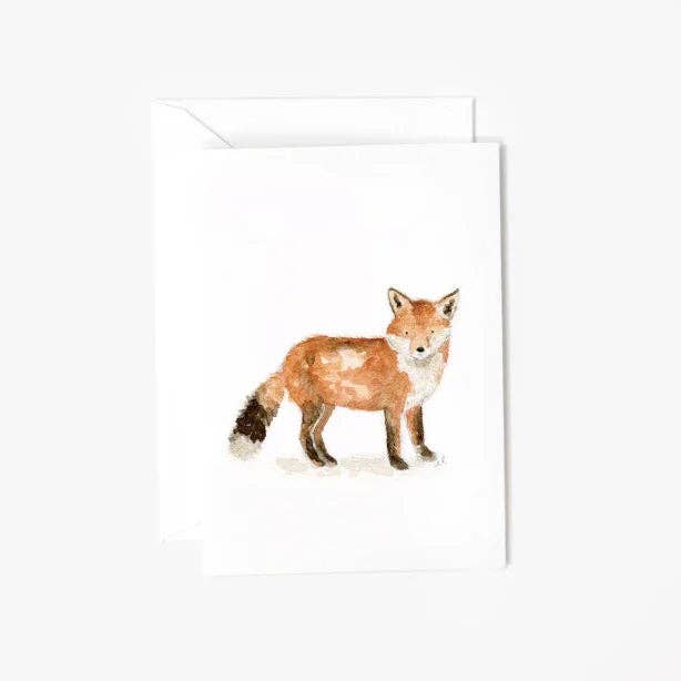Fox mini enclosure notecard