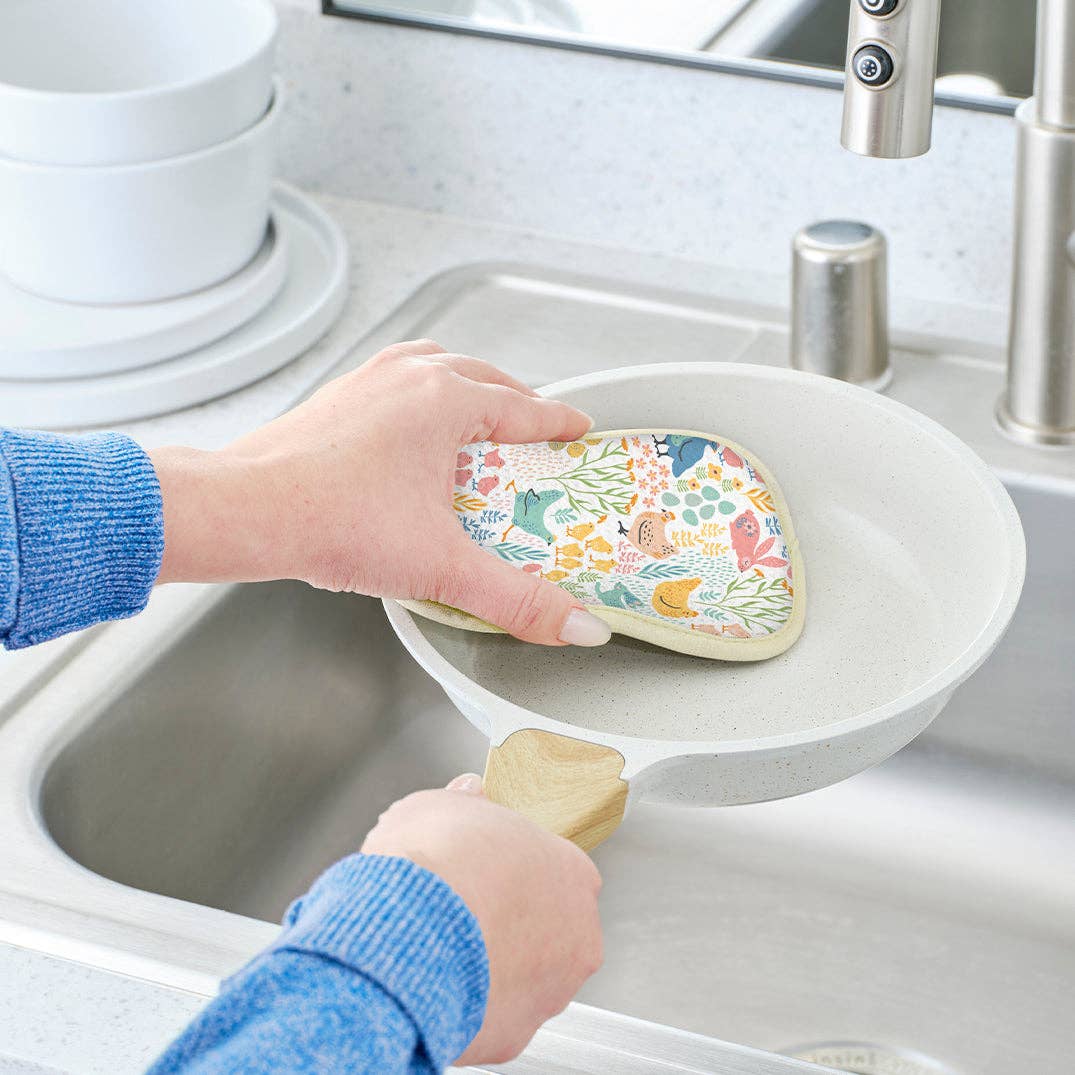 Springtime Friends Microfiber Scrubbie Set