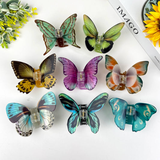Colorful Butterfly Hair Clips