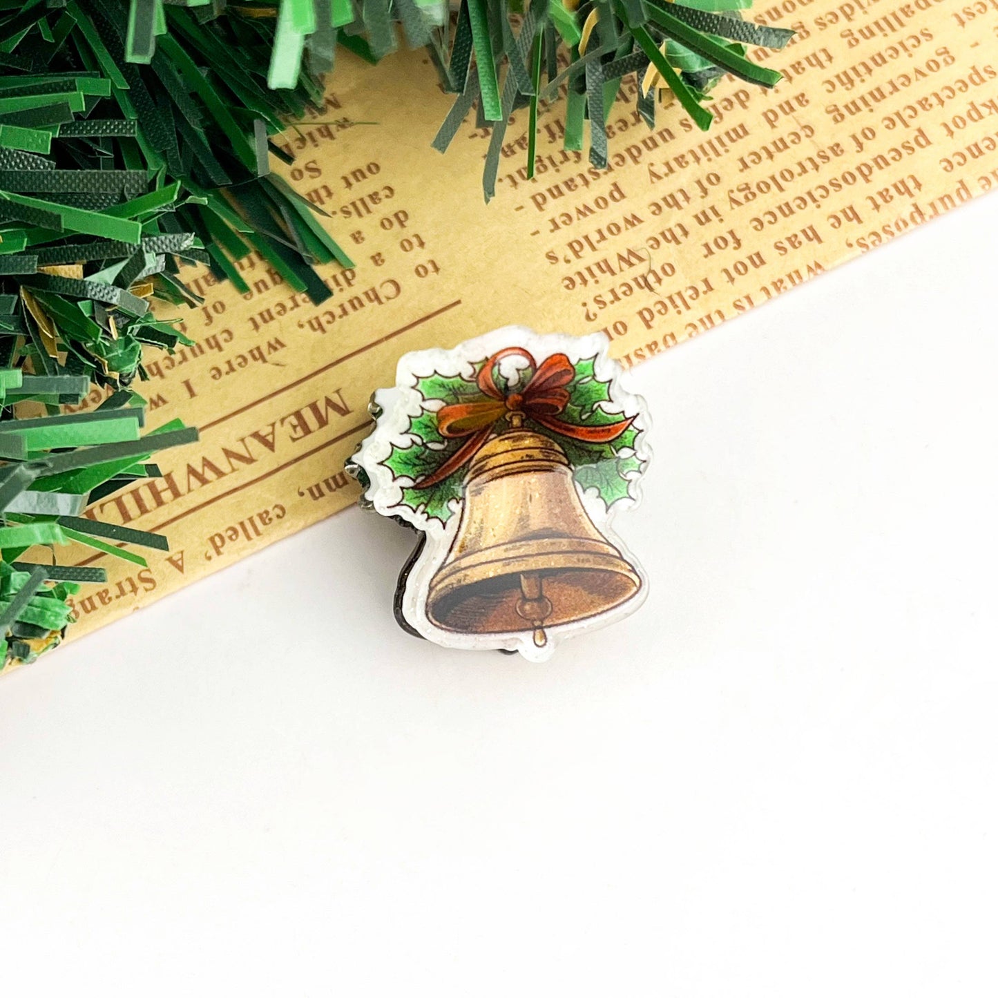 Christmas Glitter Mini Hair Claw Clip