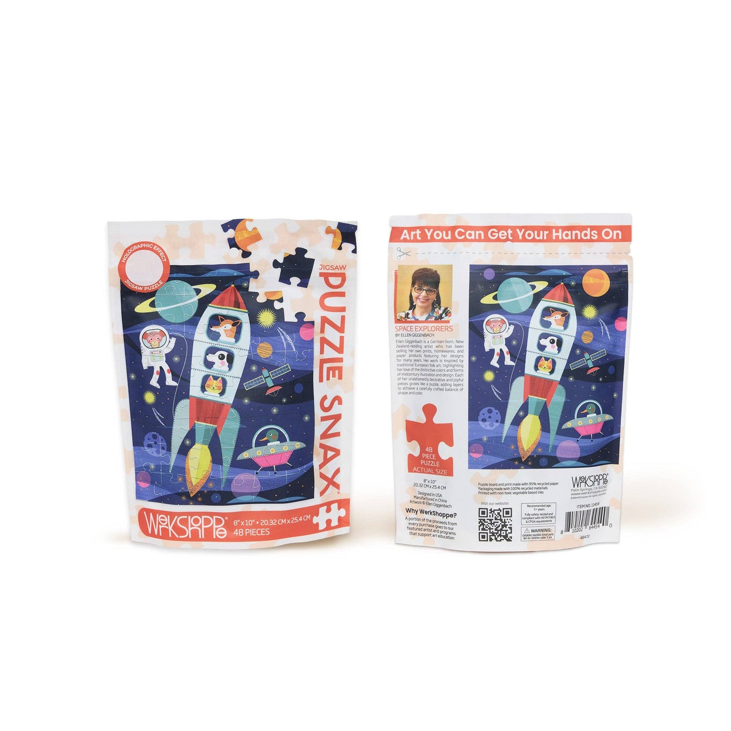 Space Explorers 48 Piece Puzzle Snax Kids Birthday Gift