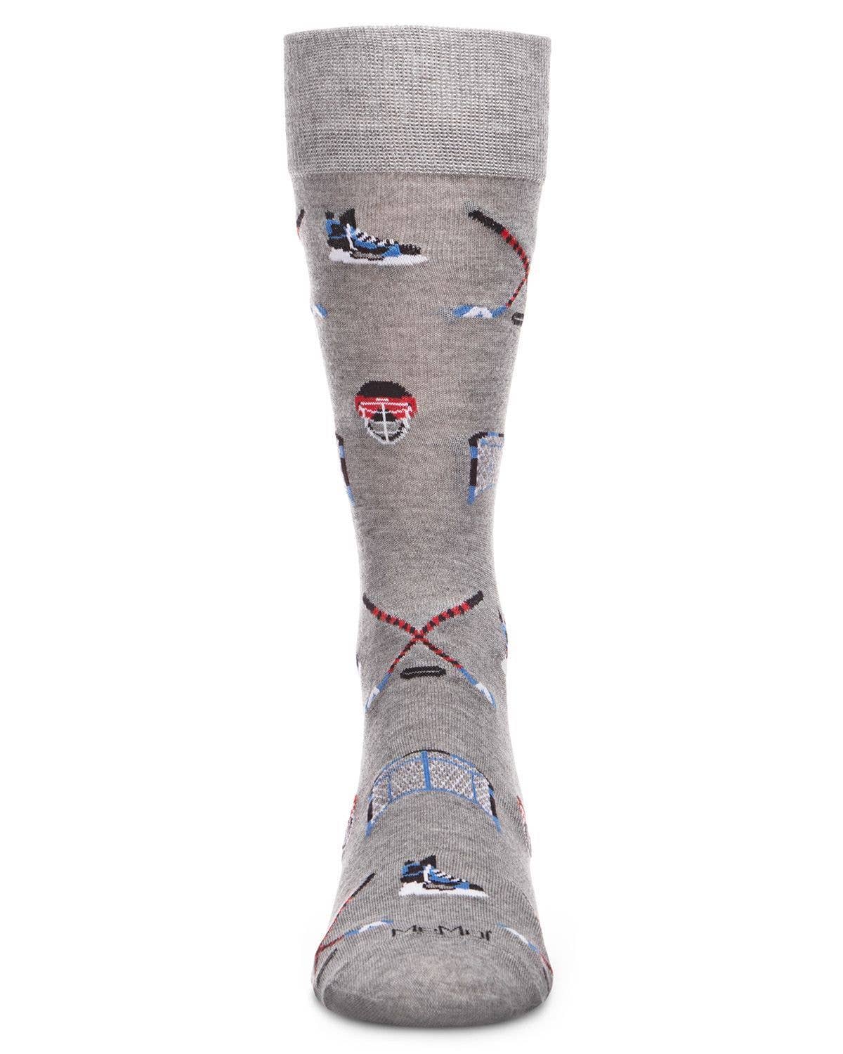 Hockey Lover Bamboo Men's Crew Socks