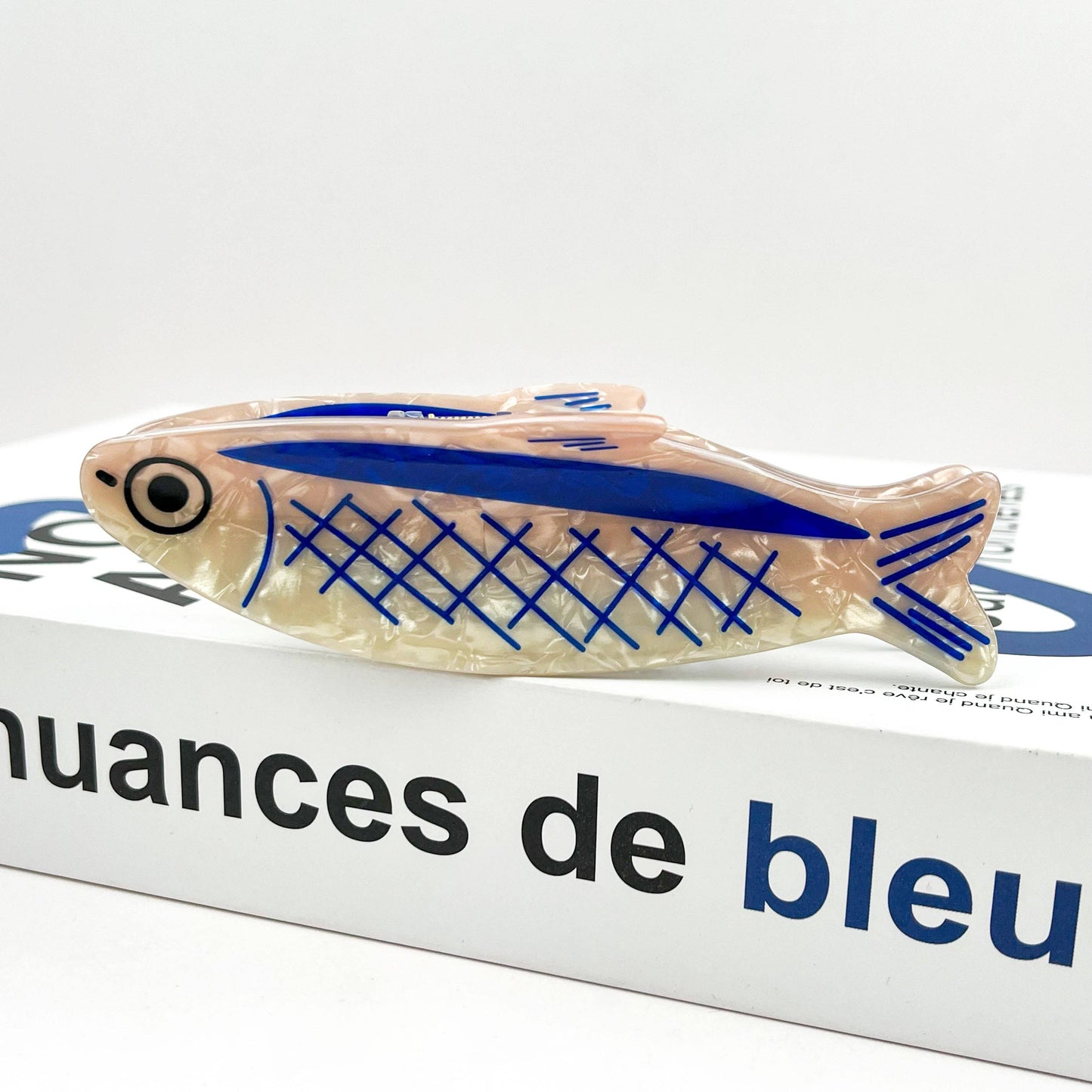 Sardine-Shaped Hair Claw Clip