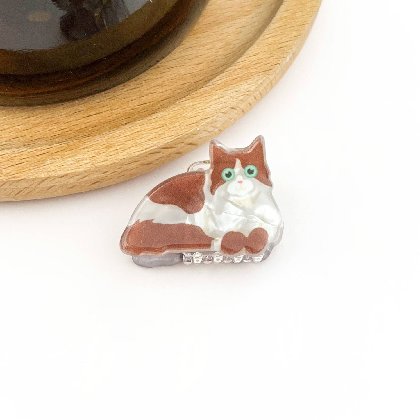 Mini Cat Hair Claw Clip