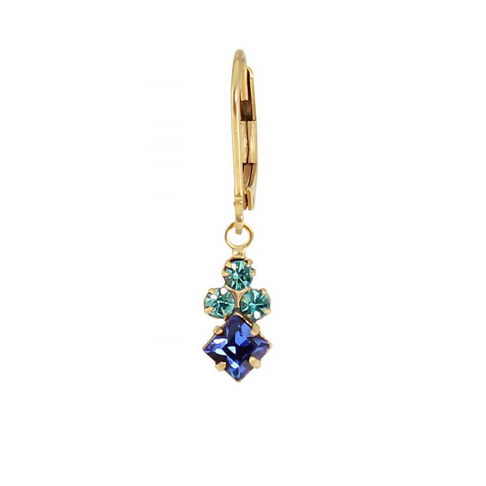 Crystal Diamond Cluster Earring