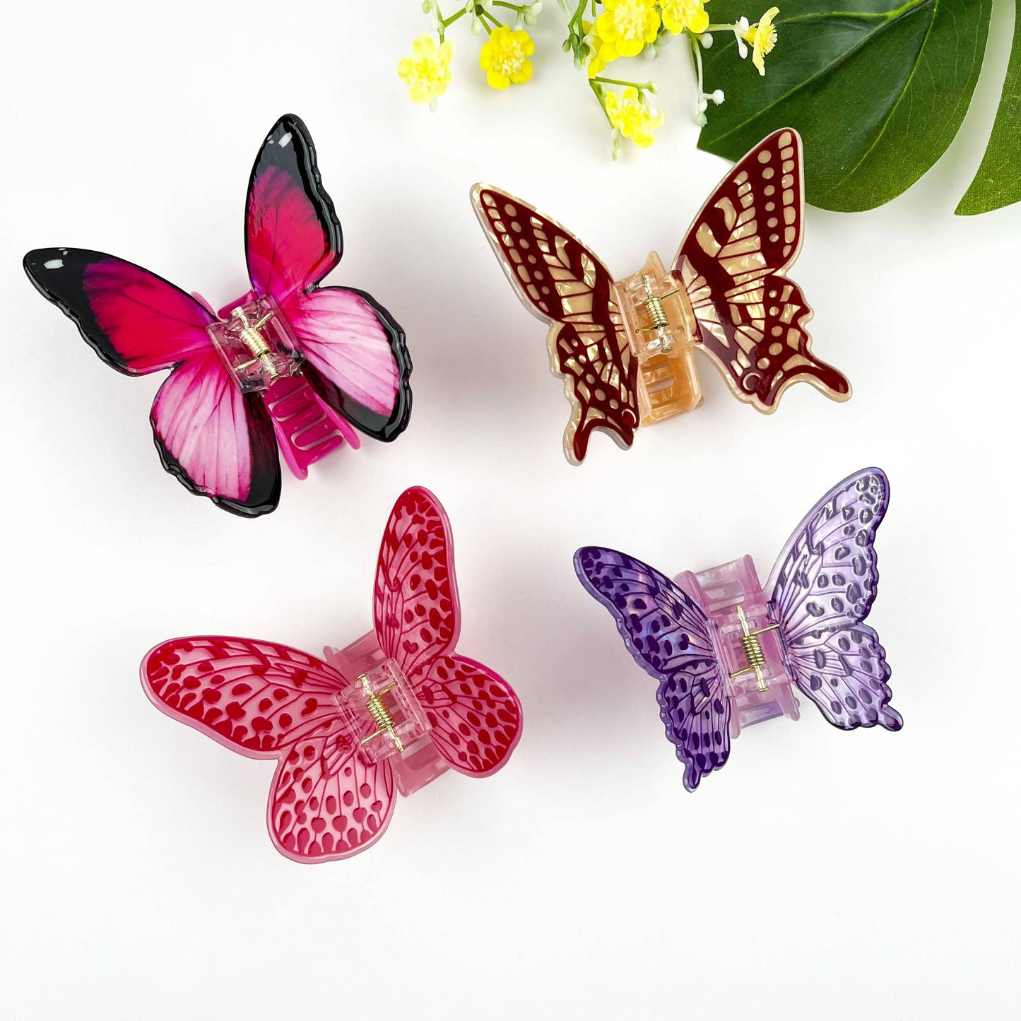 Colorful Butterfly Hair Claw Clip