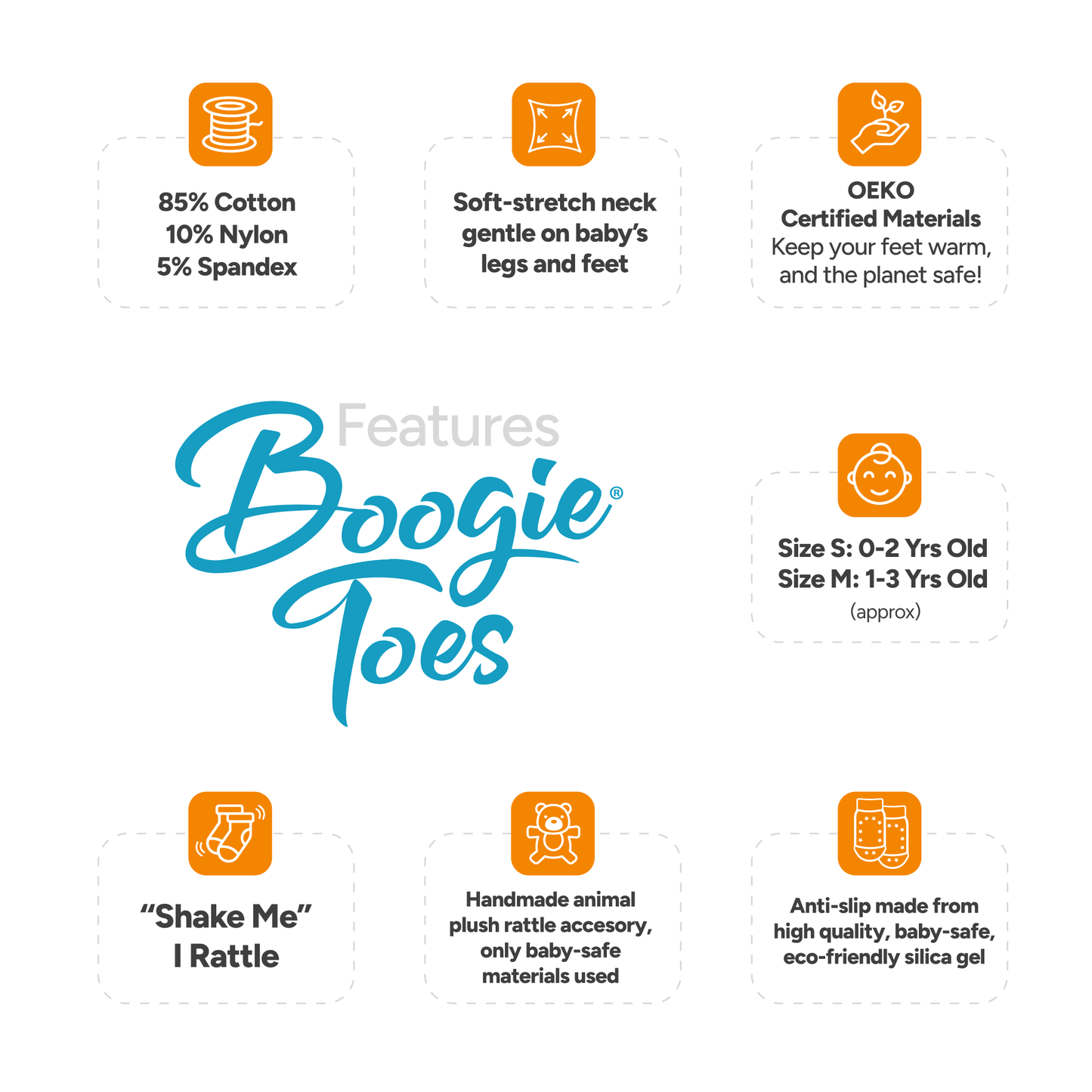 Golden Unicorn Boogie Toes Rattle Socks