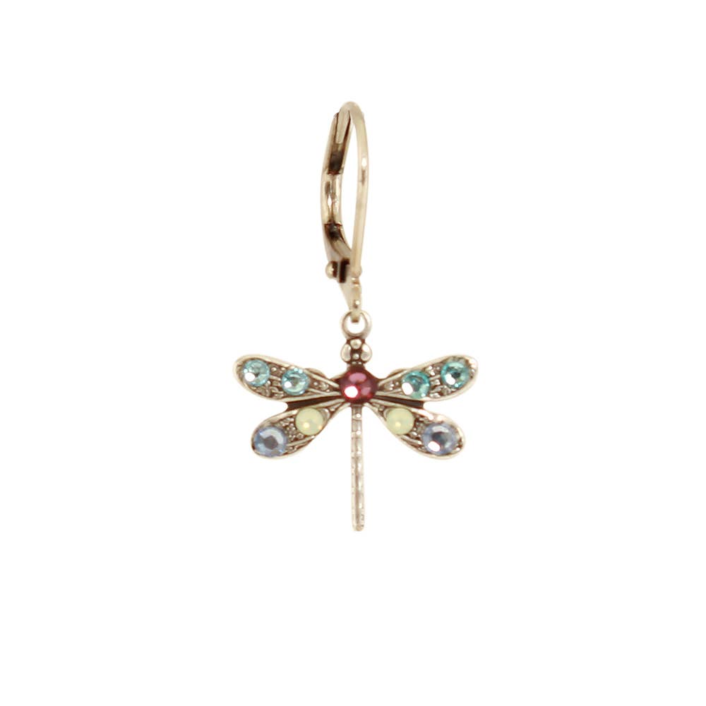 Crystal Dragonfly Earring