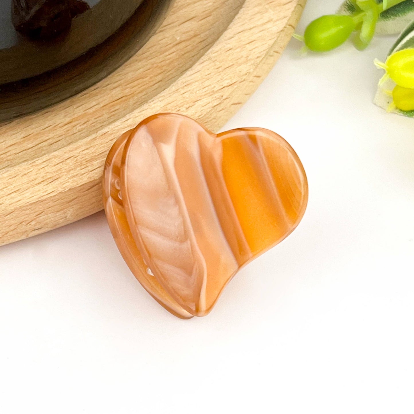Cute Mini Heart Acetate Claw Clip, Valentine's Day Hair Clip