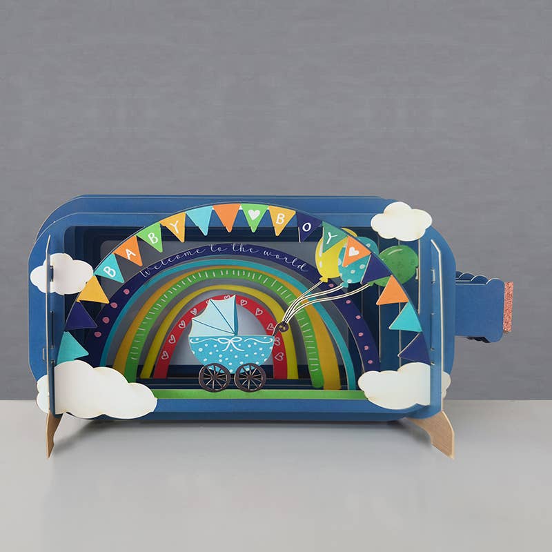 Message in a Bottle Pop Up Card