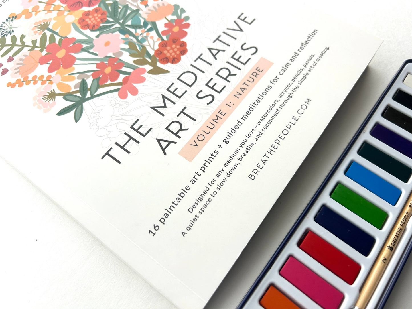 Meditative Art Book Simple Art Prompts + Journal Reflections