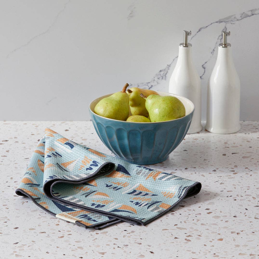 Gone Sailing Microfiber Kitchen Towel