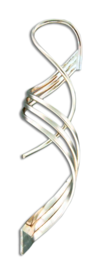 Three Strand Spiral Earring
