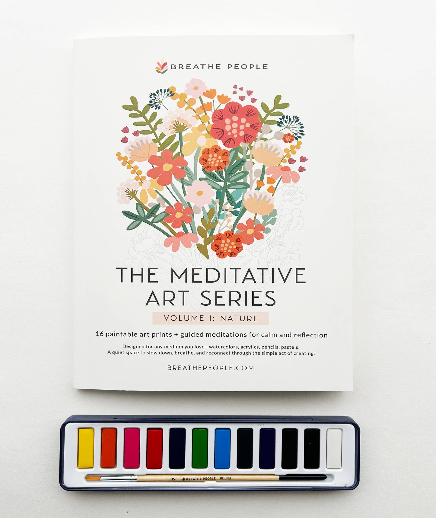 Meditative Art Book Simple Art Prompts + Journal Reflections