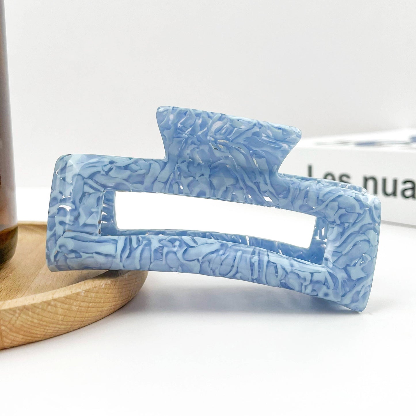 Rectangular Acetate Hair Claw