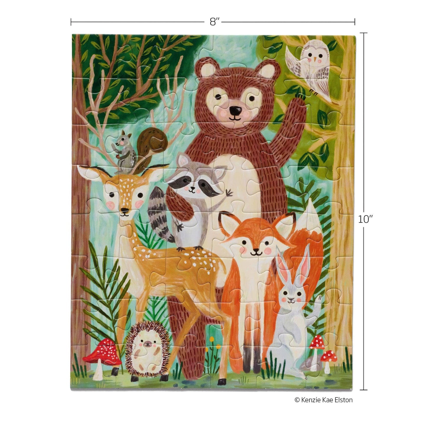 Woodland Cuties 48 Piece Kids Puzzle Snax Birthday Favor