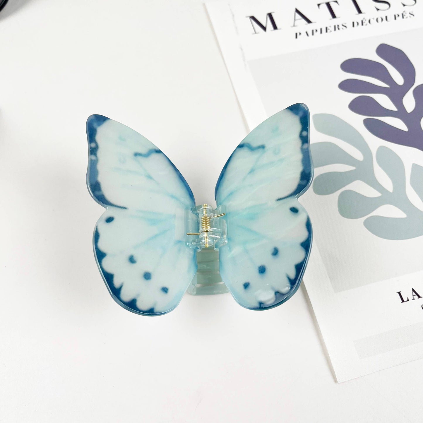 Acetate Large Butterfly Hair Clip