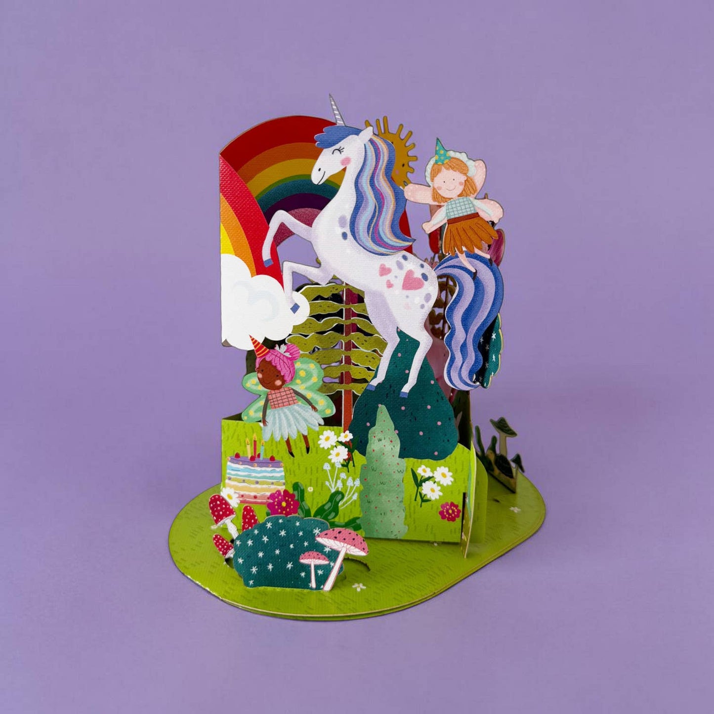 Unicorn Fantasy Message in a Bottle Card