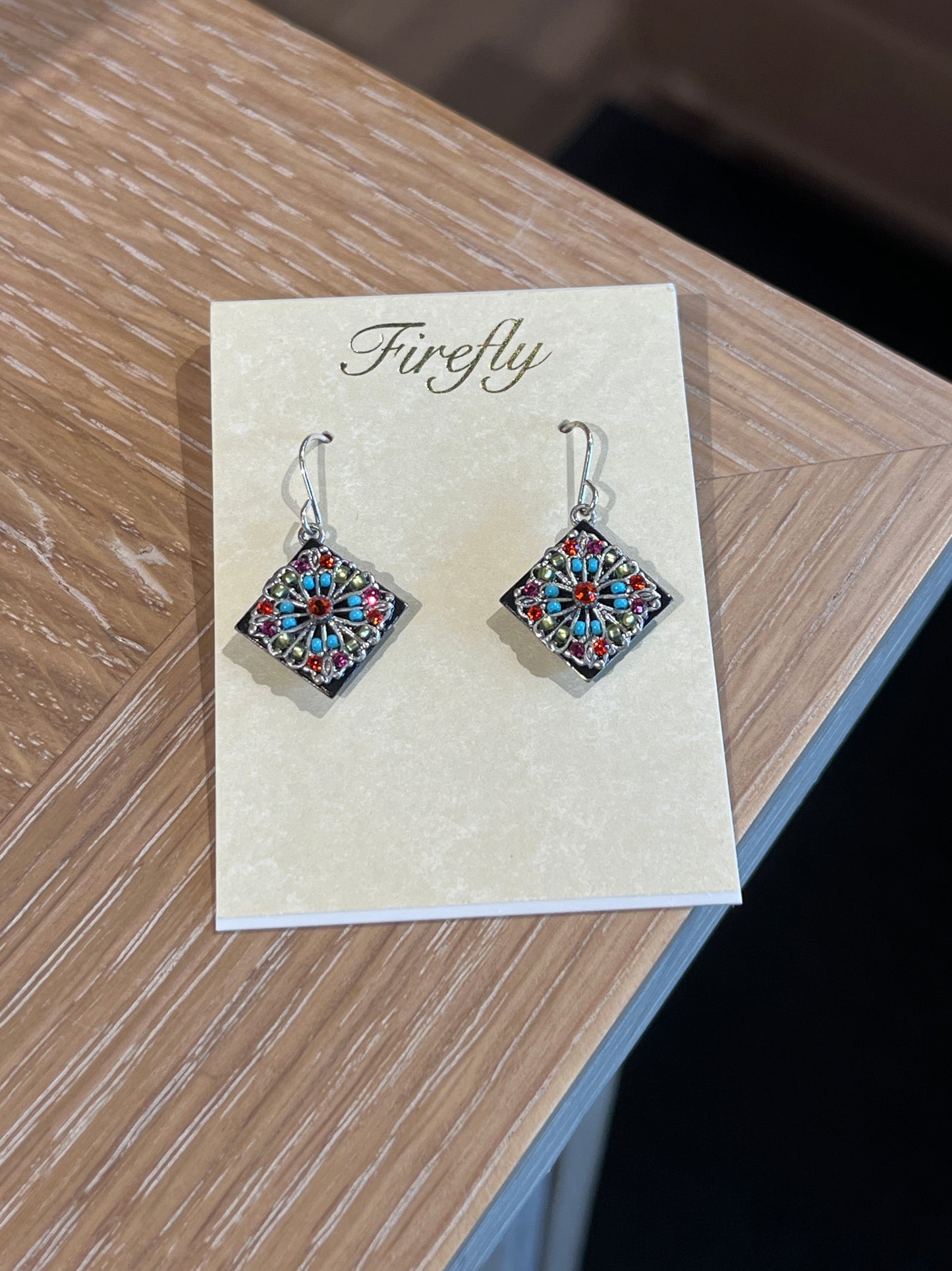Filagree Diamond Earrings