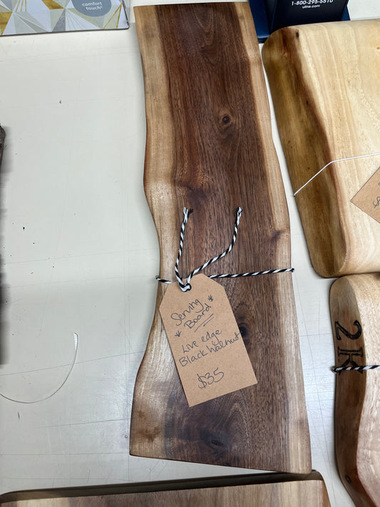 Serv. Tray Slim "Blk Walnut