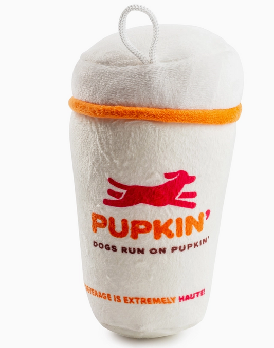 Pupkin' Donuts Hot Coffee Dog Toy