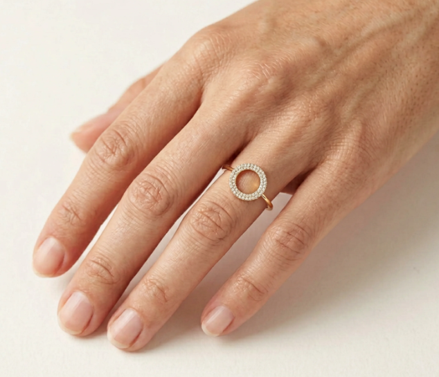 You are my Everything circle Ring