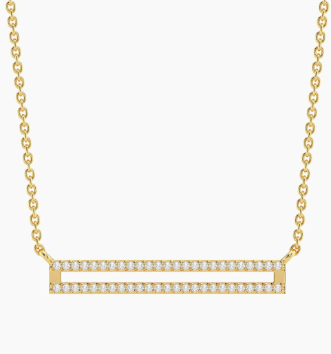 Set the Bar pedant Necklace