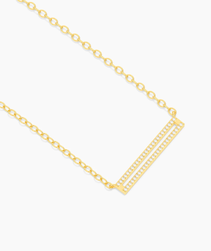 Set the Bar pedant Necklace