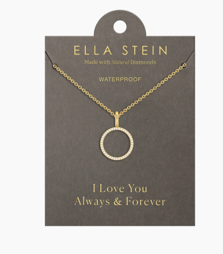 Open O Pendant necklace SM