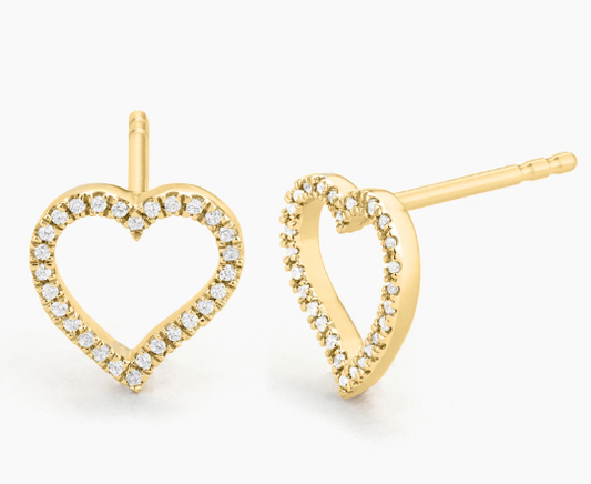 Open Heart Earring