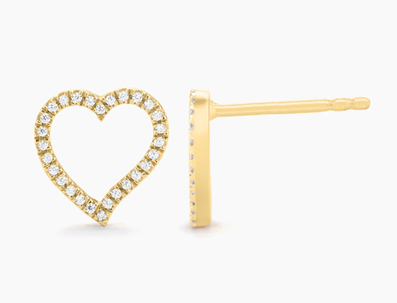 Open Heart Earring