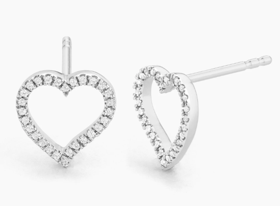 Open Heart Earring
