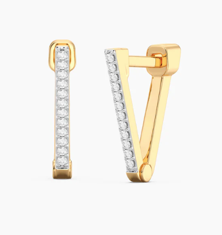 Wishbone V-Shaped Earring