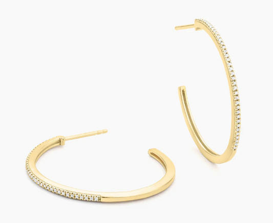Gold Hoop Earring LG