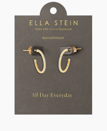 Gold Thin Hoop Earring SM