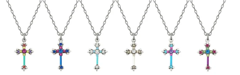 Dainty cross necklace