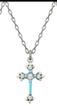 Dainty cross necklace