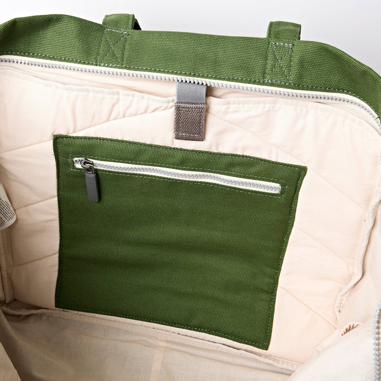 Marylebone Tote Bag in Artichoke Cotton Canvas