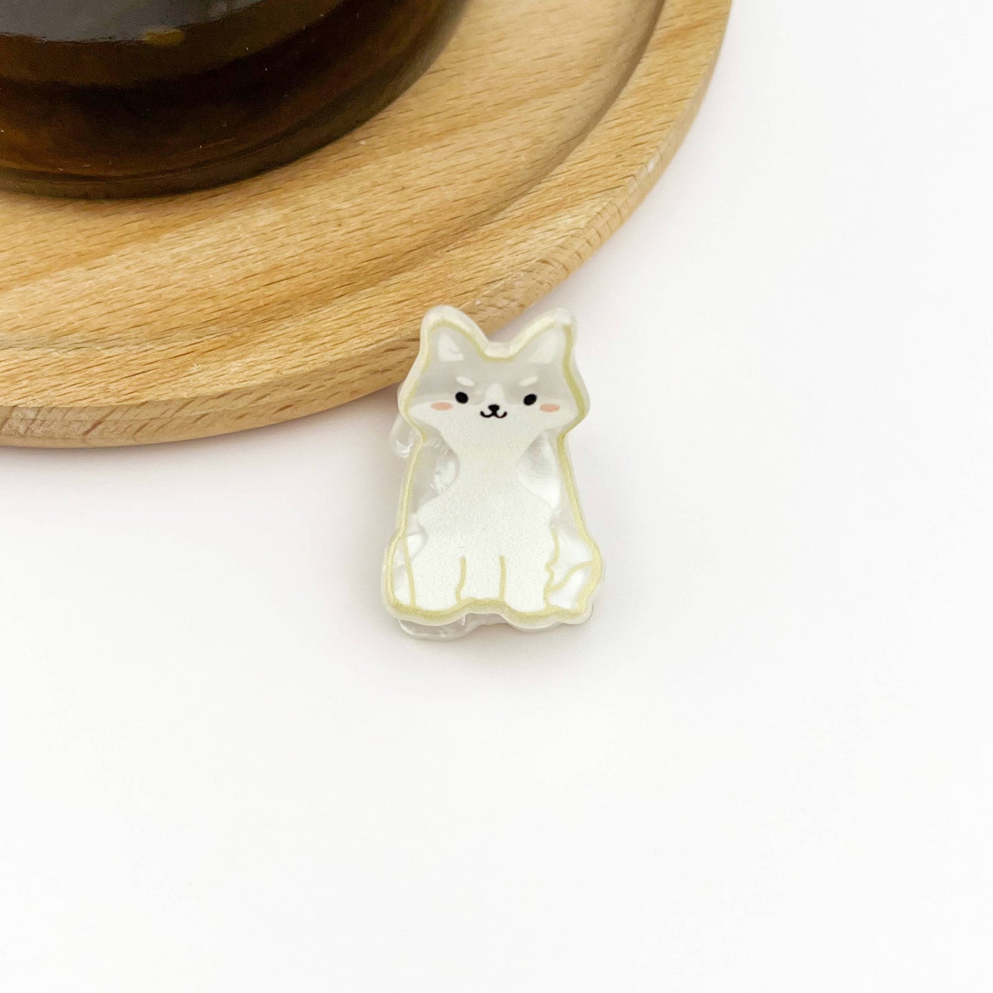 Mini Cat Hair Claw Clip