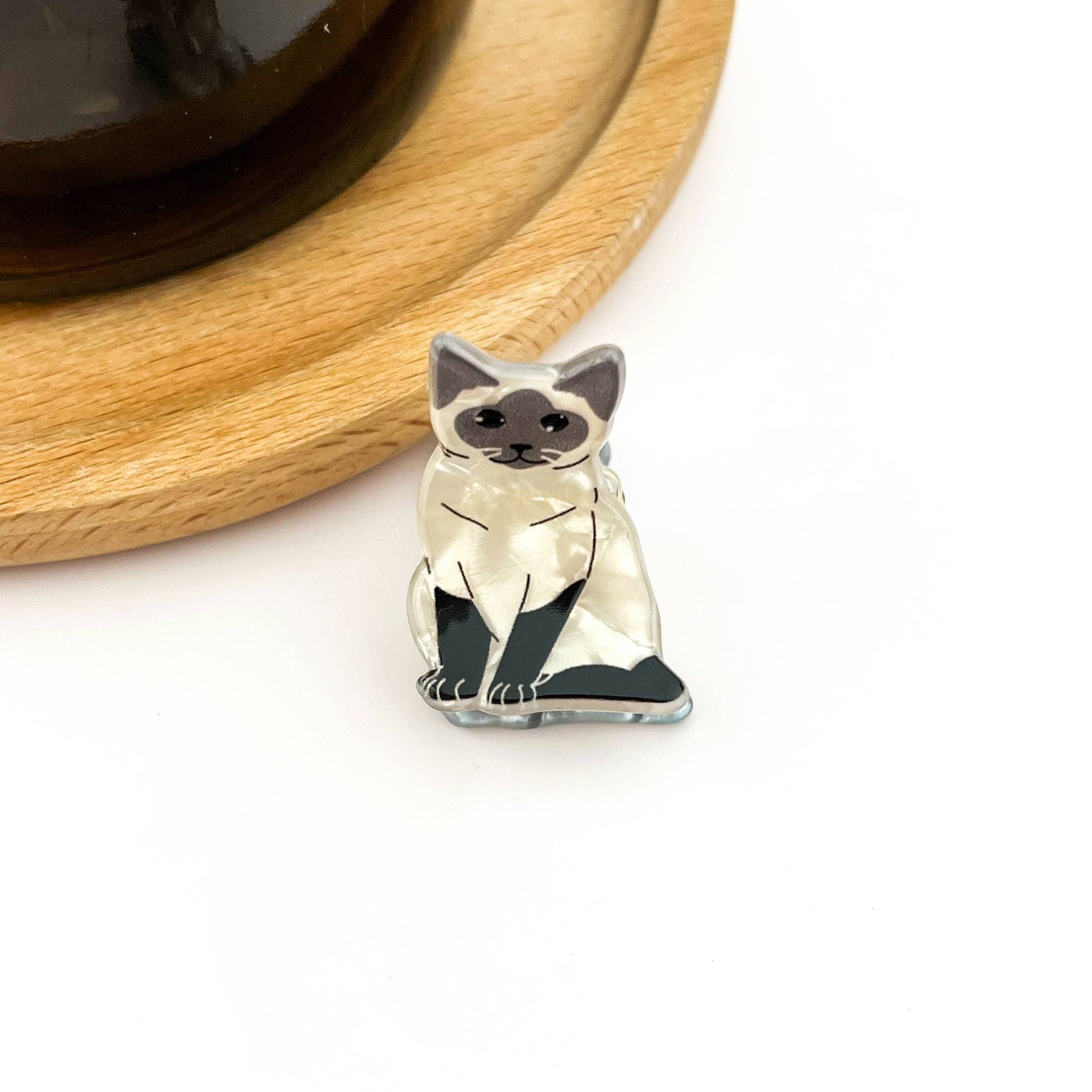 Mini Cat Hair Claw Clip