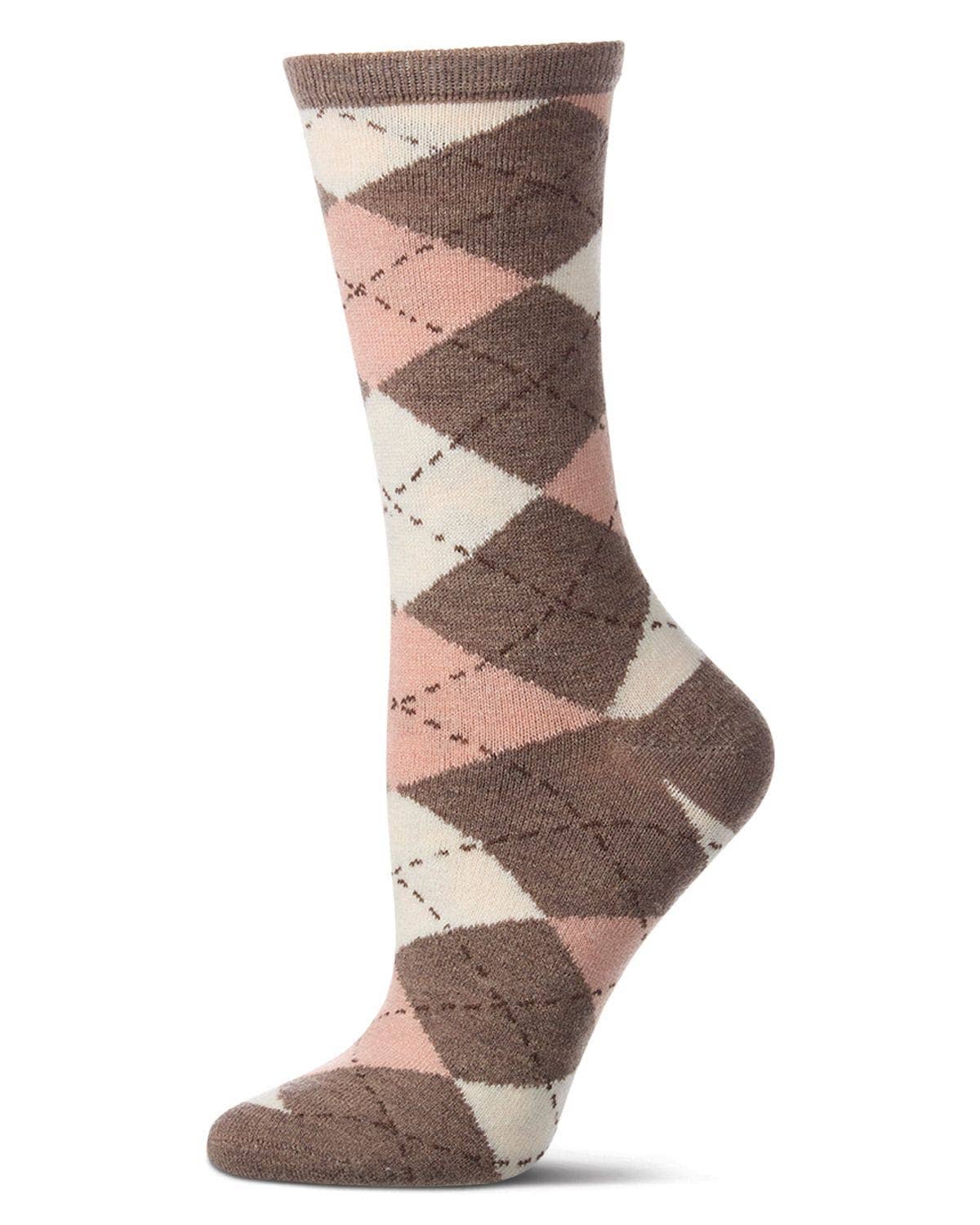 Argyle Cashmere Crew