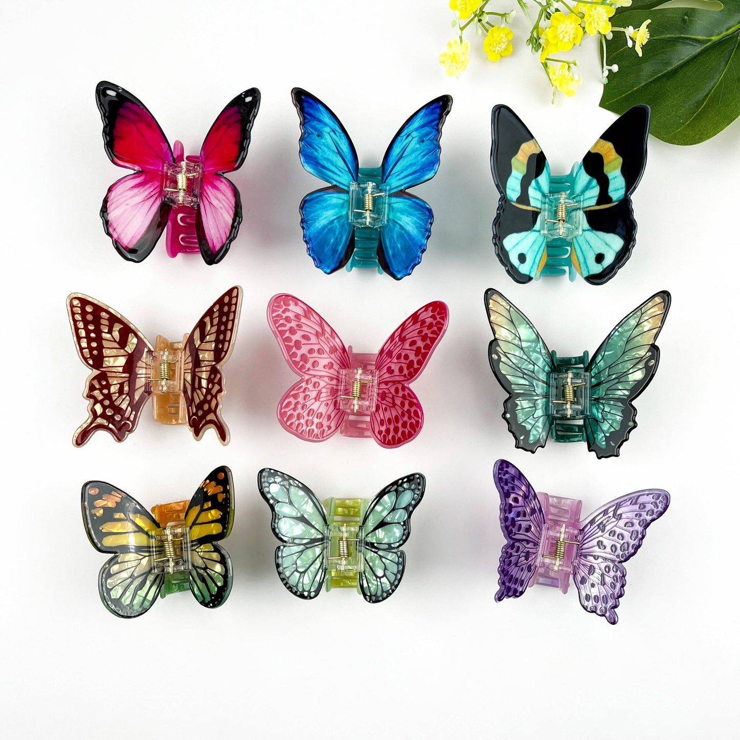 Colorful Butterfly Hair Claw Clip