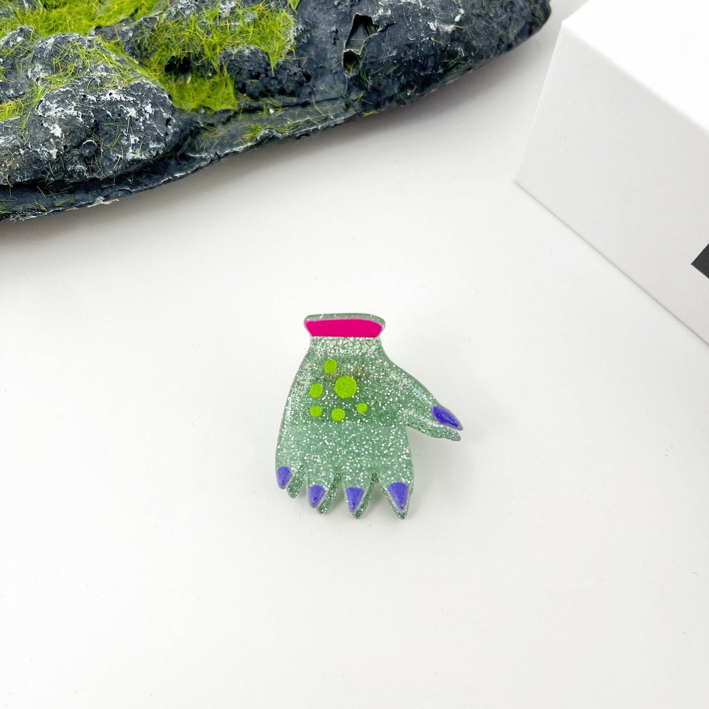 Acetate Funny Claw Clip, Mini Hair Clip