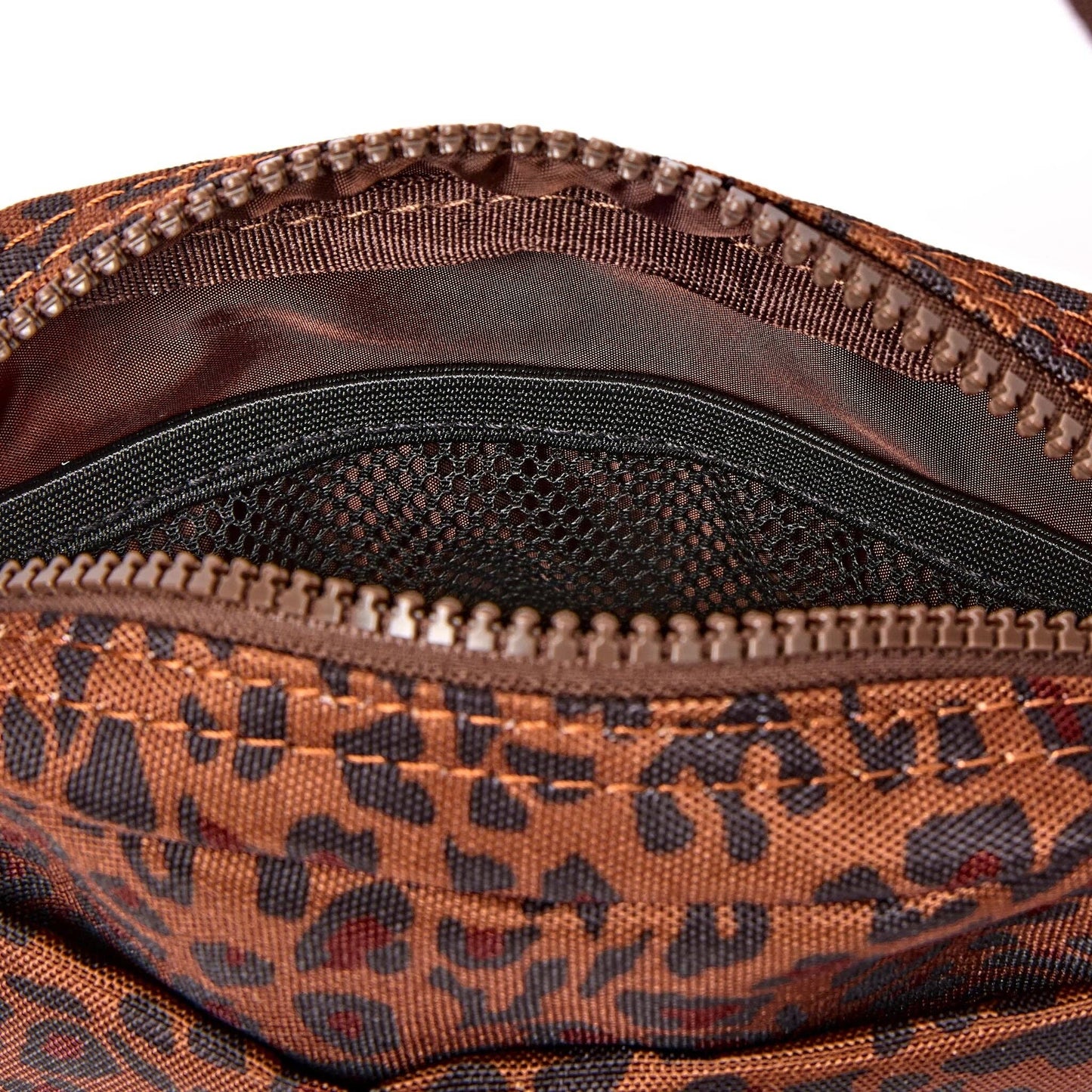 Bond Crossbody in Mini Leopard Canvas