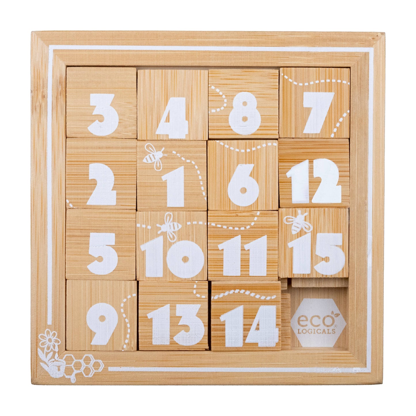 Buzzin’ Bee 15 Puzzle – Eco-Friendly Sliding Logic Challenge