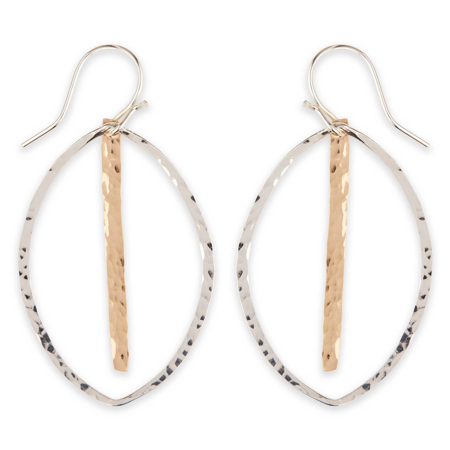 Divided Cat Eye Dangle Earring