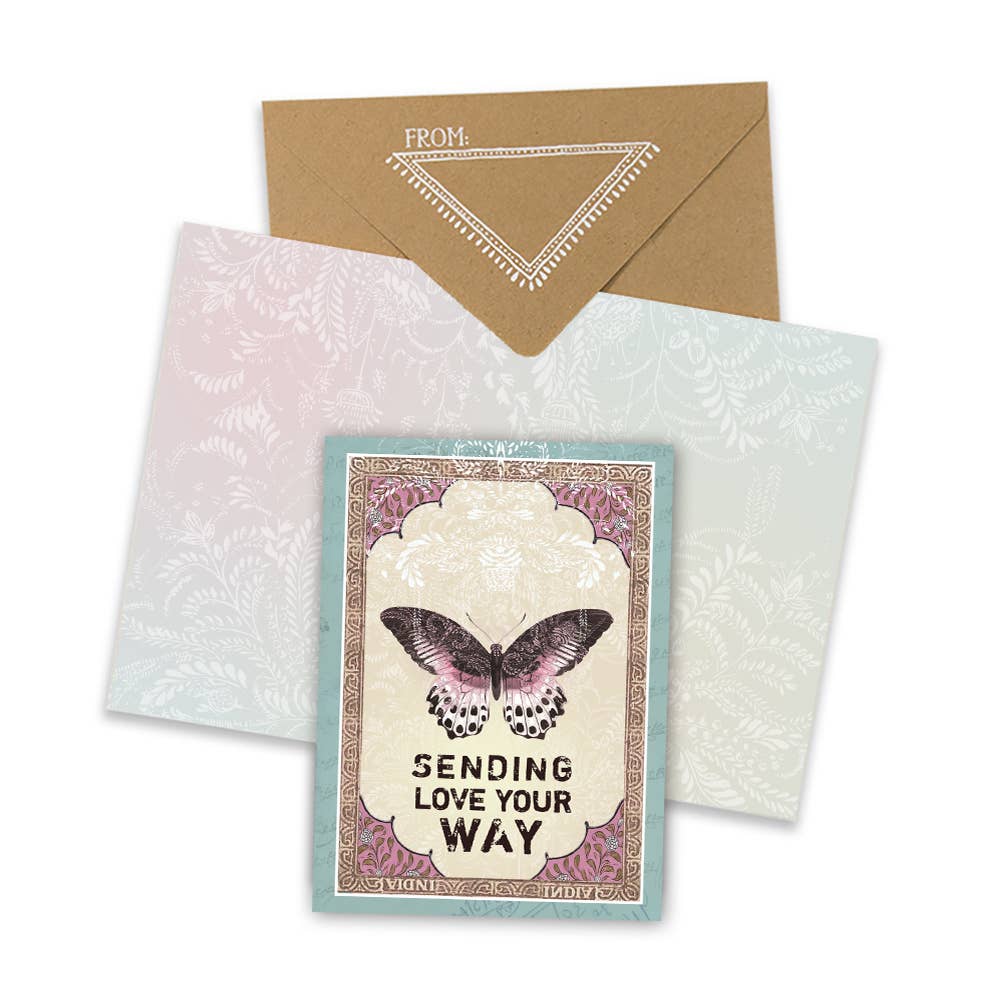 Mini Card - Butterfly Love