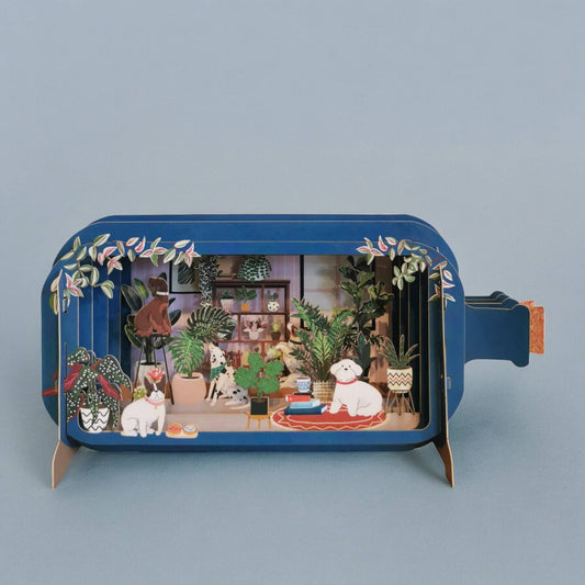 Dogs Message in Bottle Card