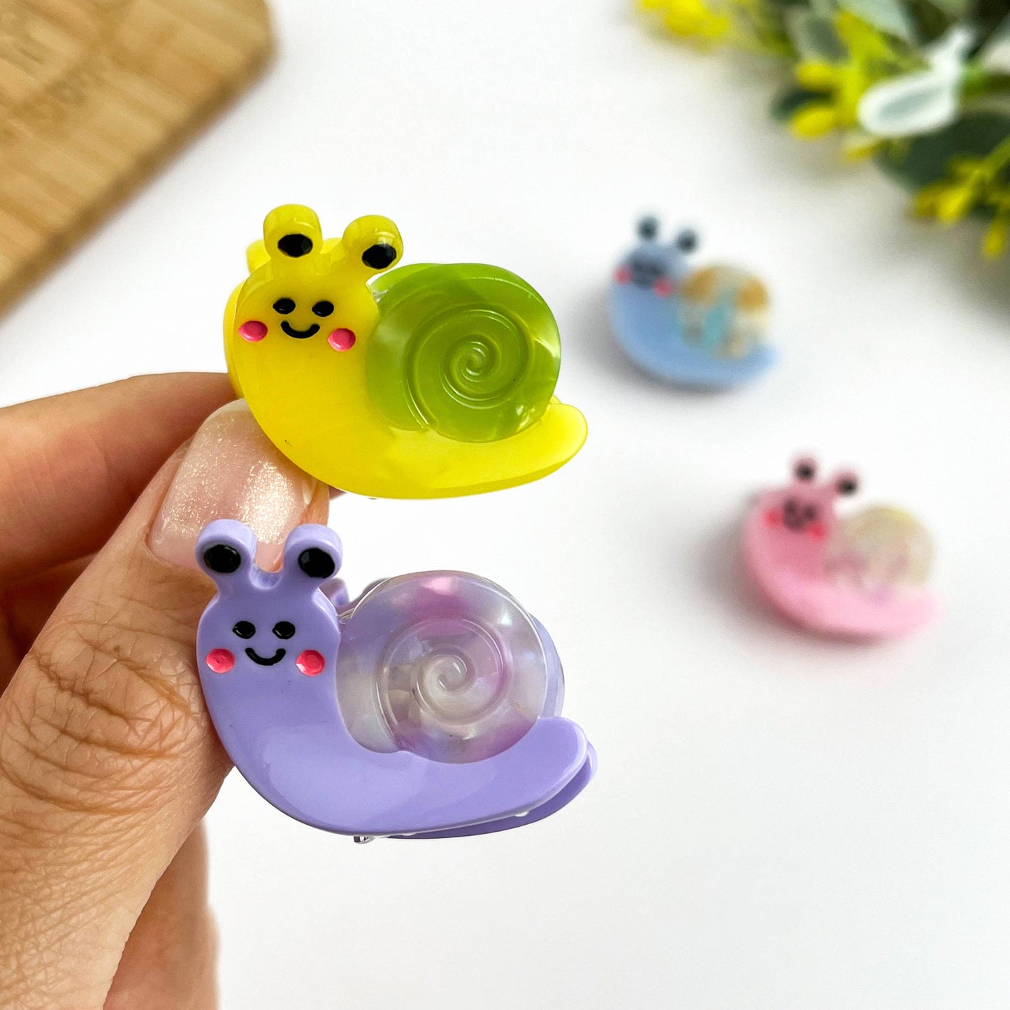Mini Snail Hair Claw Clip