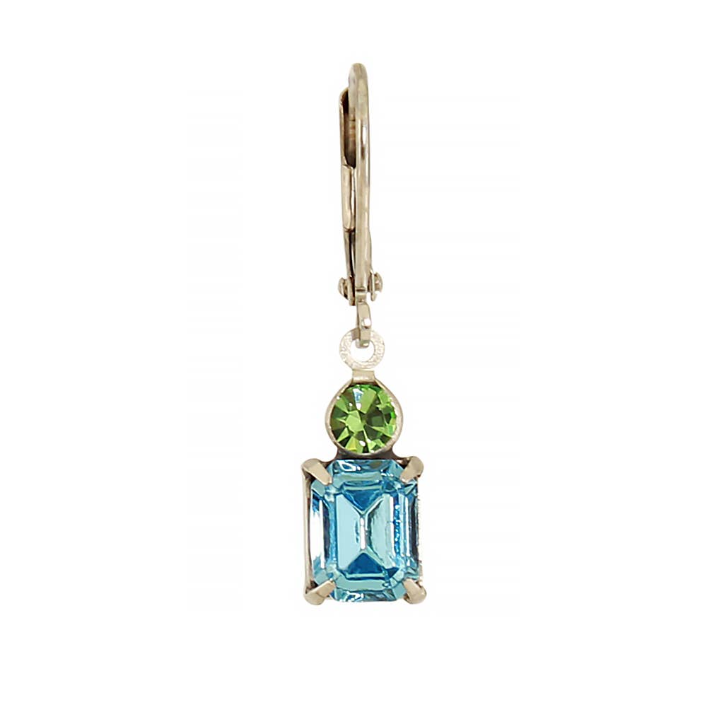 Crystal Rectangle Earring